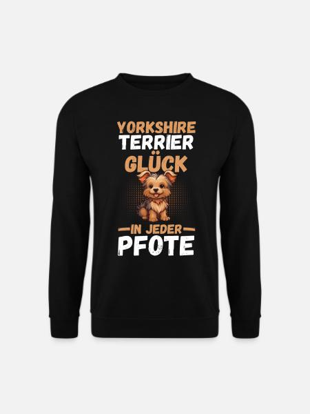 Dog Yorkshire Terrier - Unisex Sweatshirt - black