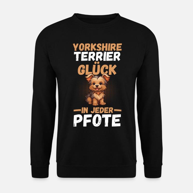 Dog Yorkshire Terrier - Unisex Sweatshirt - black
