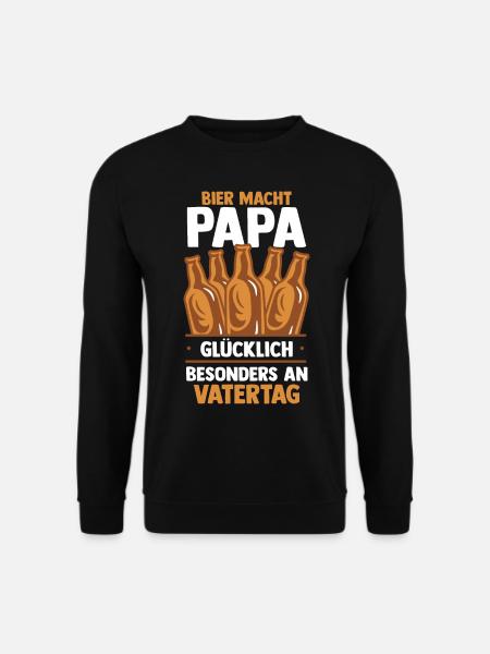 Dad Beer Father Father's Day - Unisex Sweatshirt - black