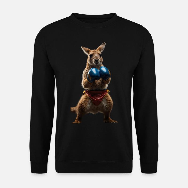 Boxing Känguru - Unisex Pullover - Schwarz