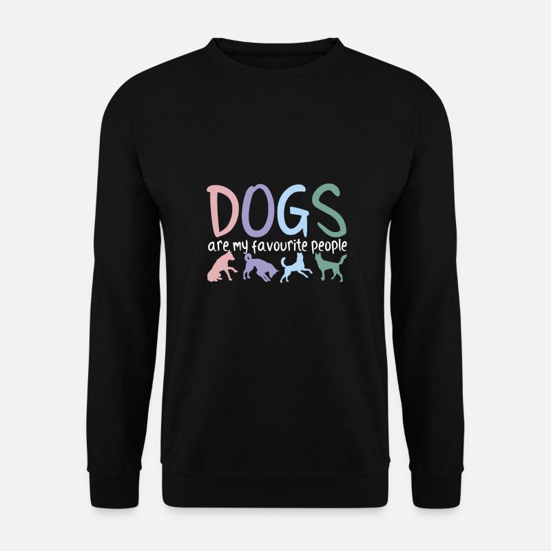 Hunde Spruch Shirt Geschenkidee - Unisex Pullover - Schwarz