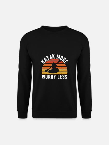 Kayak - Unisex Pullover - Schwarz