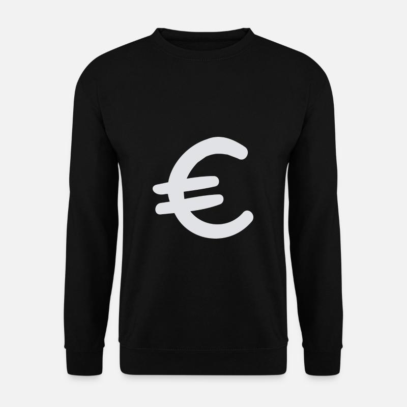 Euro Zeichen - Unisex Pullover - Schwarz