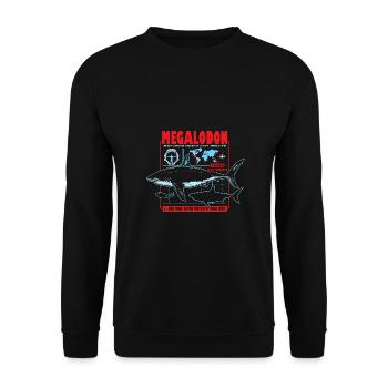 23F 0373 bk - Unisex Sweatshirt - black - Front - Alina (178cm) & Michal (187cm)