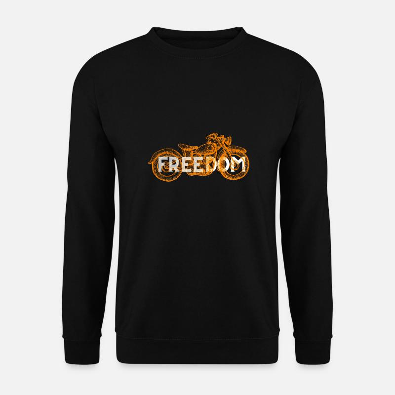 Motorrad Biker - Unisex Pullover - Schwarz