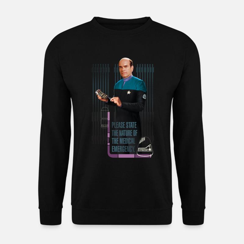 Star Trek Voyager Medizinischer Notfall - Unisex Pullover - Schwarz