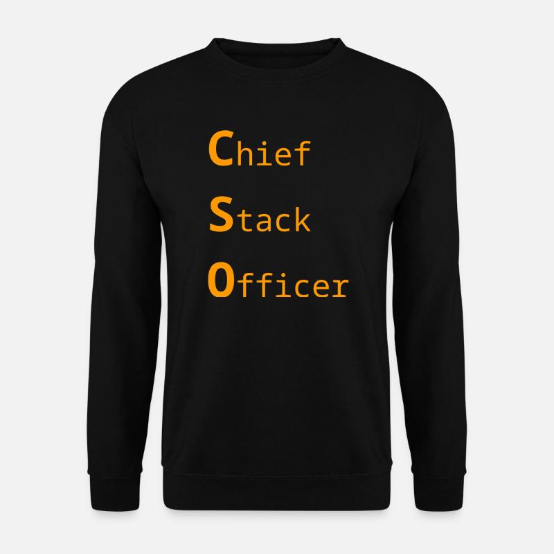 Chief Stack Officer - T-Shirt - Unisex Pullover - Schwarz