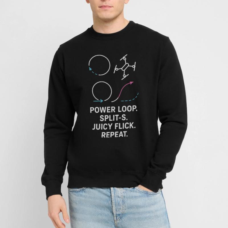 Power Loop Split-S Juicy Flick Repeat Unisex Sweatshirt