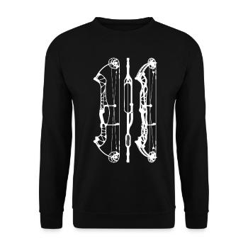 HoytConceptX_PlansW - Sweat-shirt Unisexe - noir - Devant - Alina (178cm) & Michal (187cm)