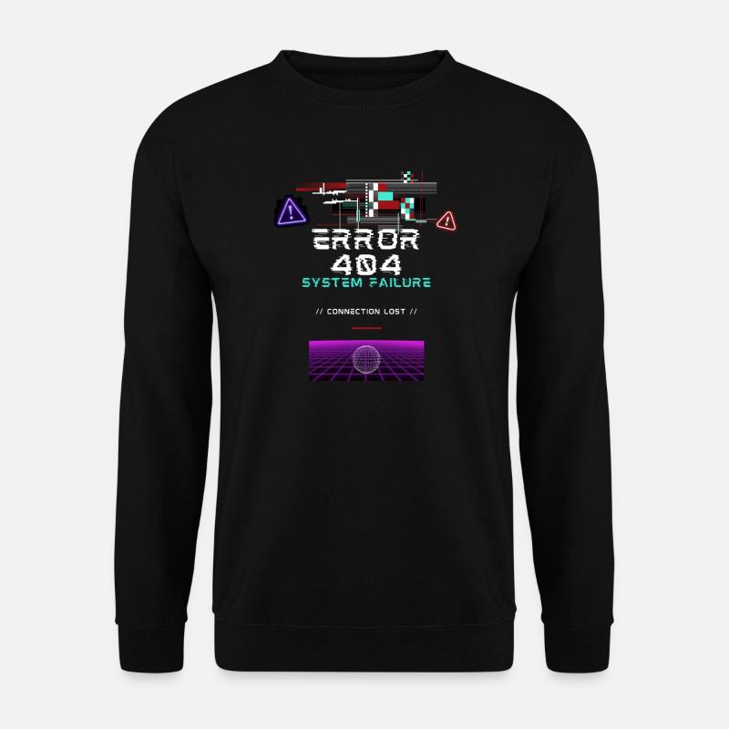 Cyberpunk & Static - Unisex Sweatshirt - black