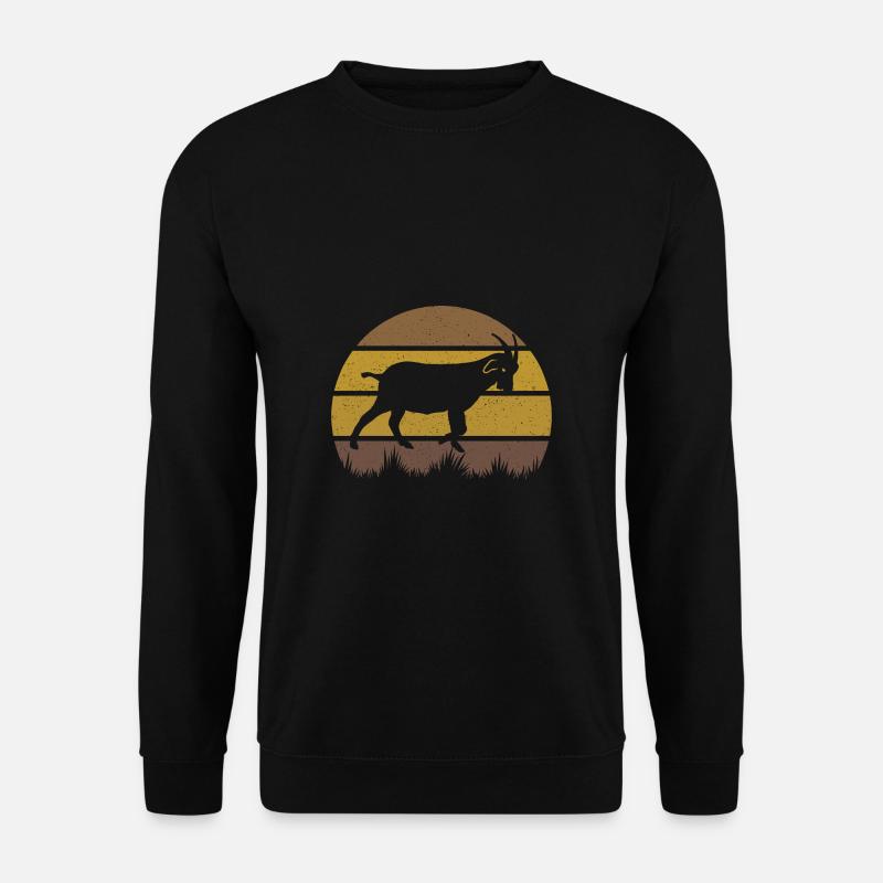 Ziege - Unisex Pullover - Schwarz