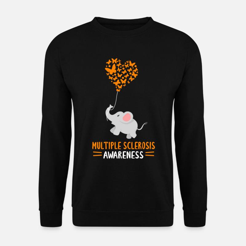 Multiple Sclerosis Awareness - Unisex Sweatshirt - black