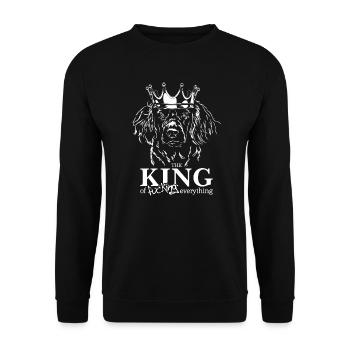 Chien de caille allemand Roi de tout Wilsigns - Sweat-shirt Unisexe - noir - Devant - Alina (178cm) & Michal (187cm)