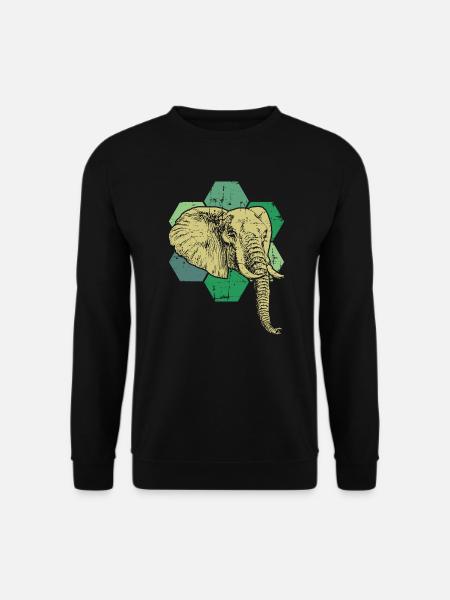 Elephant animal welfare - Unisex Sweatshirt - black
