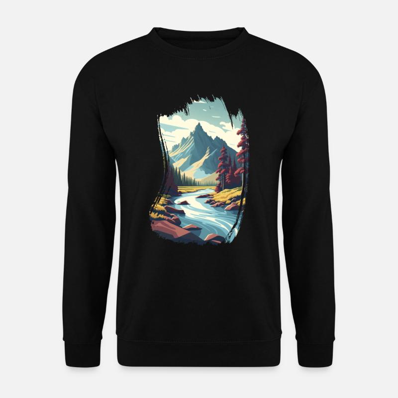 Bergrufe 3 - Unisex Pullover - Schwarz