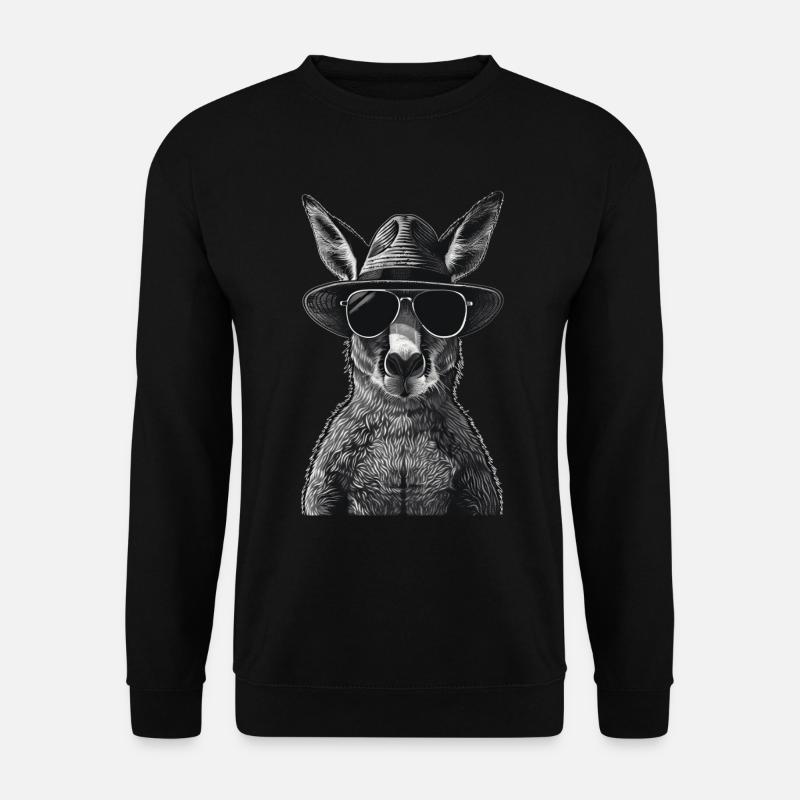 Känguru - Unisex Pullover - Schwarz