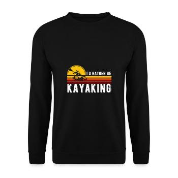 Kayak - Unisex Pullover - Schwarz - Vorne - Alina (178cm) & Michal (187cm)