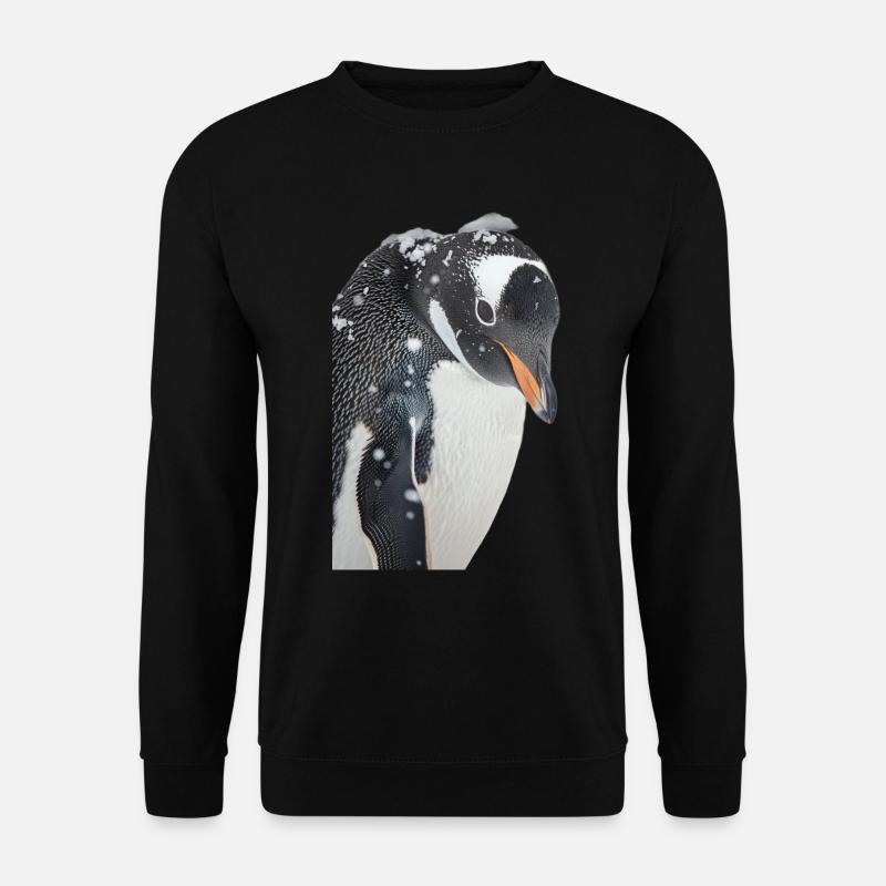 Pinguin - Unisex Pullover - Schwarz