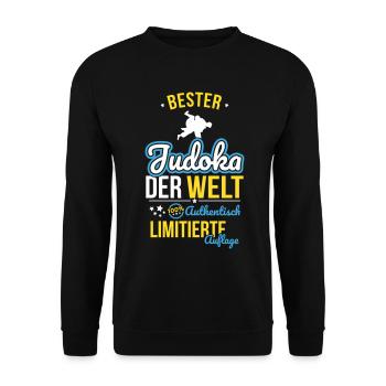 Best Judoka in the World - 100% Authentic - Unisex Sweatshirt - black - Front - Alina (178cm) & Michal (187cm)