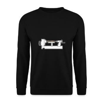 Tournant - Sweat-shirt Unisexe - noir - Devant - Alina (178cm) & Michal (187cm)