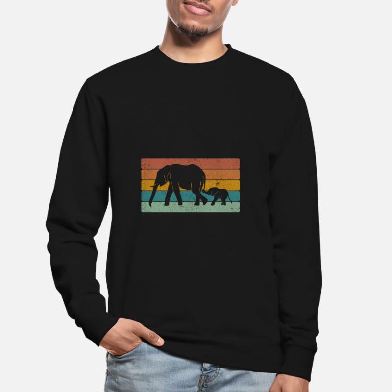 Éléphant Sweat-shirt Unisexe