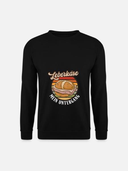 Leberkäse Mein Untergang - Unisex Pullover - Schwarz