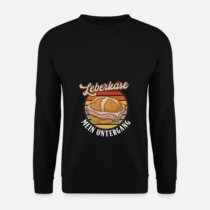 Leberkäse Mein Untergang - Unisex Pullover - Schwarz