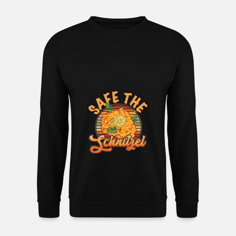 Safe the Schnitzel - Unisex Pullover - Schwarz