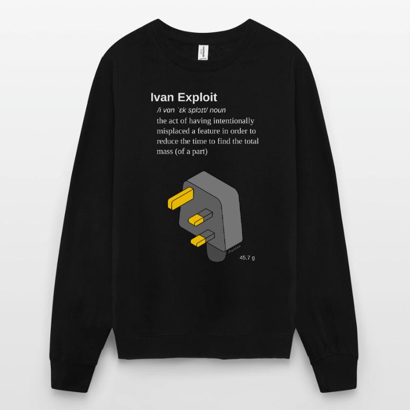 Ivan Exploit - 3D CAD Speedmodeling - Version UK Sweat-shirt Unisexe