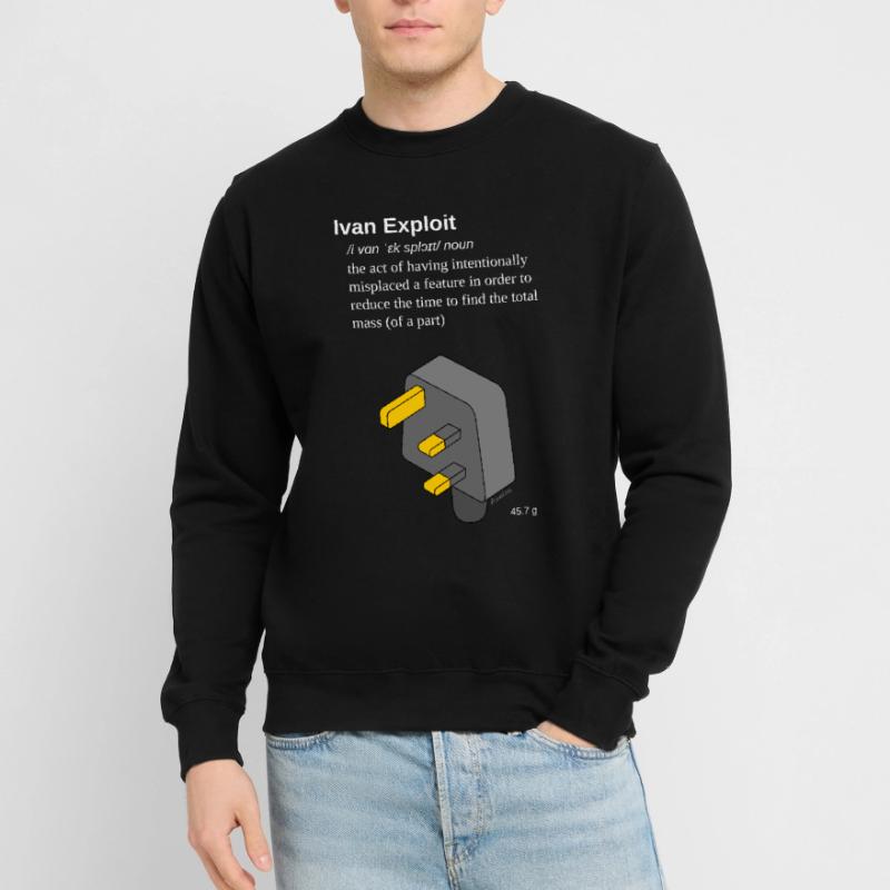 Ivan Exploit - 3D CAD Speedmodeling - Version UK Sweat-shirt Unisexe