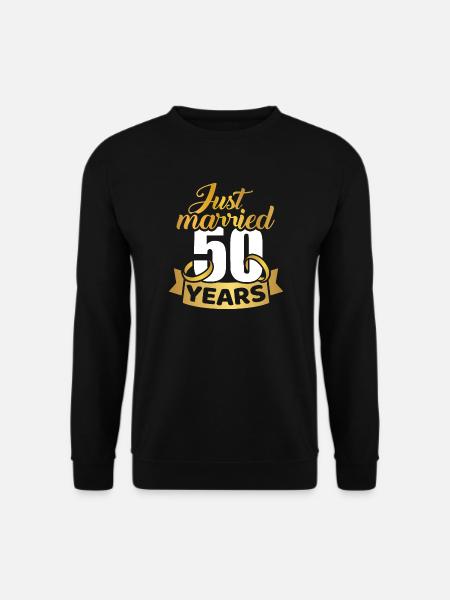 Goldene Hochzeit - Unisex Pullover - Schwarz