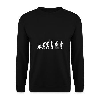 police - Unisex Sweatshirt - black - Front - Alina (178cm) & Michal (187cm)