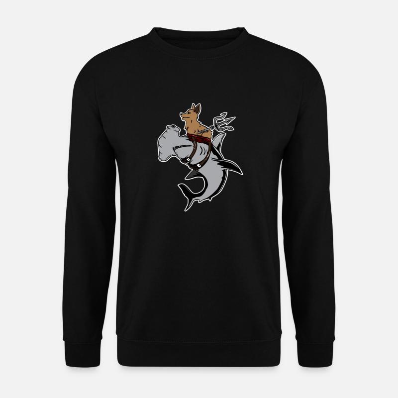Aquadog - Wenn Der Hund Die Meere Beherrscht - Unisex Pullover - Schwarz