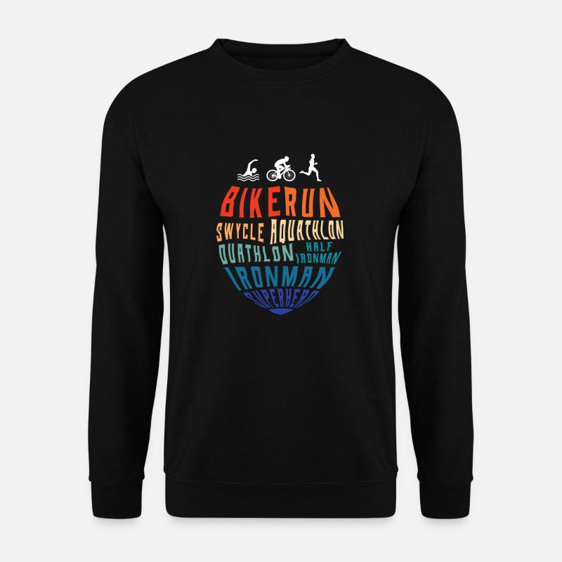 Triathlon - Unisex Pullover - Schwarz