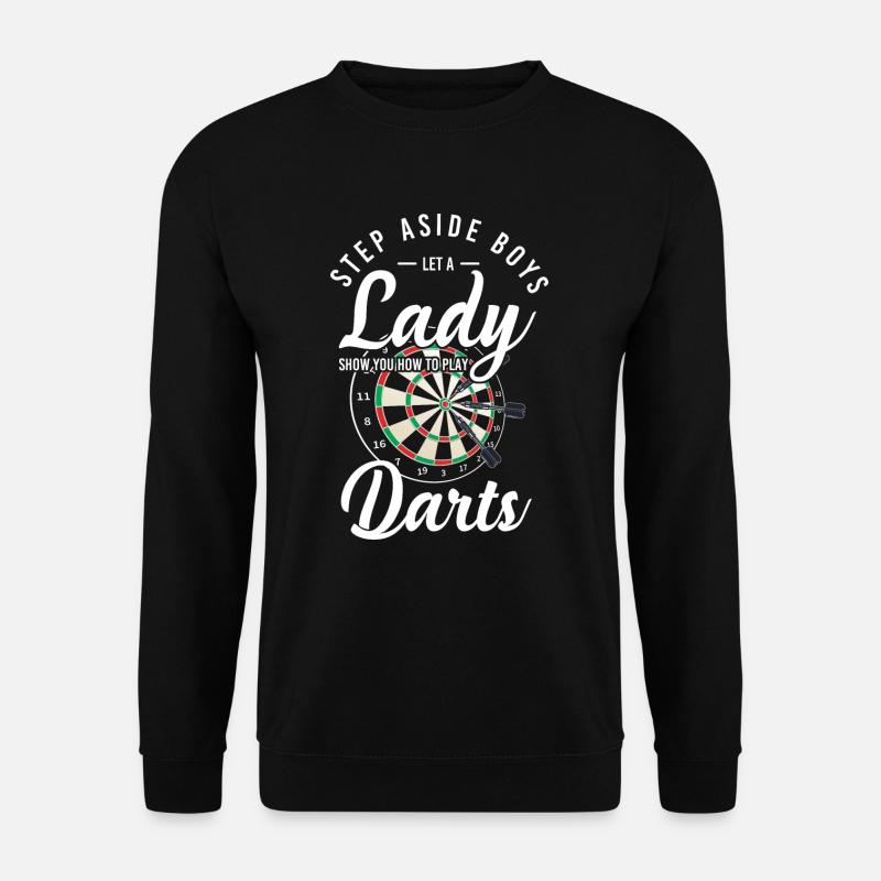Dart - Unisex Pullover - Schwarz