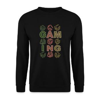 Gaming-colorful - Unisex Pullover - Schwarz - Vorne - Alina (178cm) & Michal (187cm)