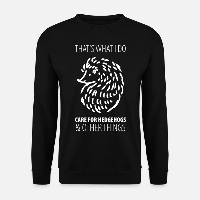 Hérisson - Sweat-shirt Unisexe - noir