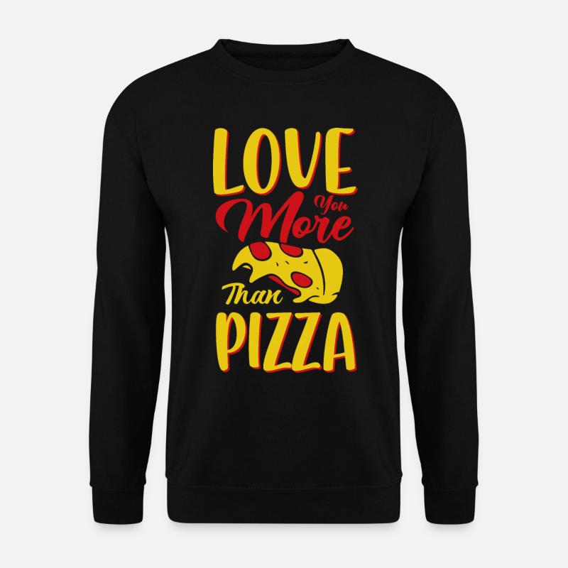 Pizza - Unisex Pullover - Schwarz