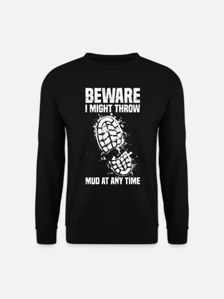 Mud Run Teamshirt - Unisex Pullover - Schwarz