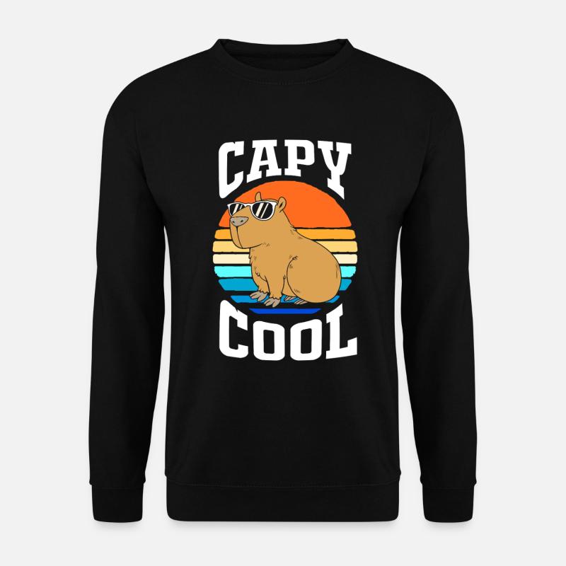 Capibara Capybara - Unisex Pullover - Schwarz