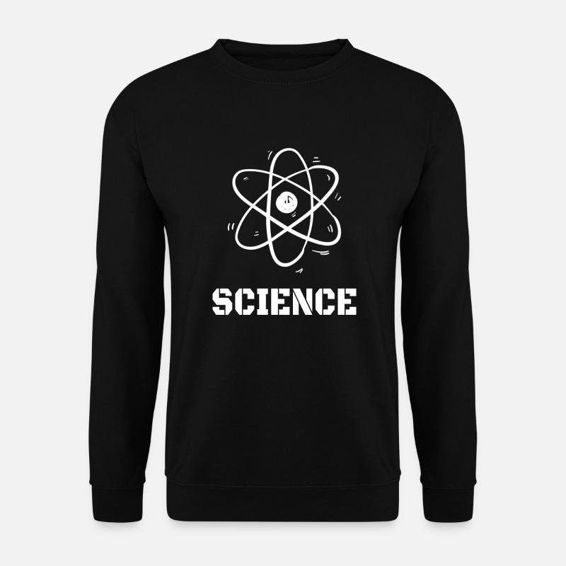 Physics: Science Atom - Unisex Sweatshirt - black