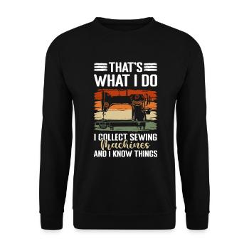 Couturière Couturière Tailleur sur mesure - Sweat-shirt Unisexe - noir - Devant - Alina (178cm) & Michal (187cm)