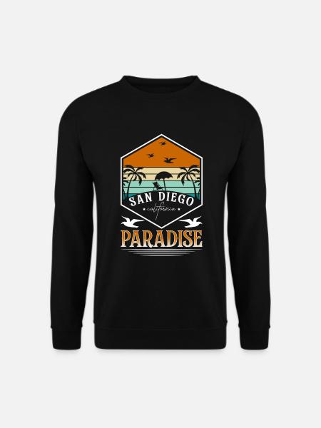 Beach Sea Palm Breeze - Unisex Sweatshirt - black