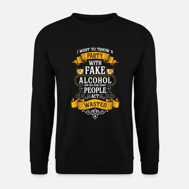 Party Abfeiern - Unisex Sweatshirt - black