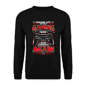 Tournoi Nerd Geek - Sweat-shirt Unisexe - noir - Devant - Alina (178cm) & Michal (187cm)