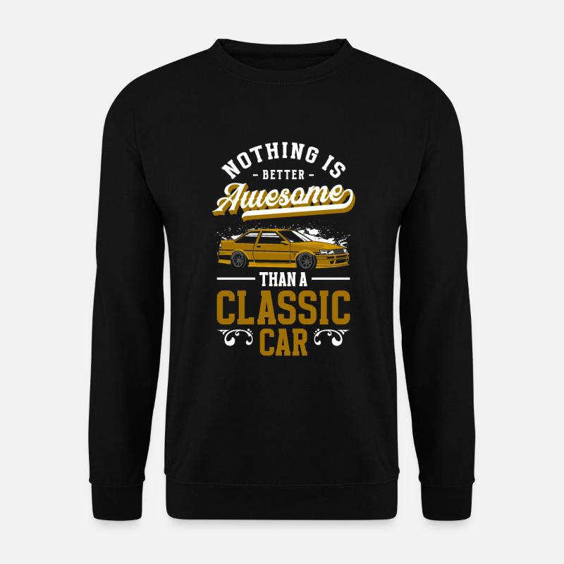 Oldtimer Vintage Car Classic - Unisex Pullover - Schwarz