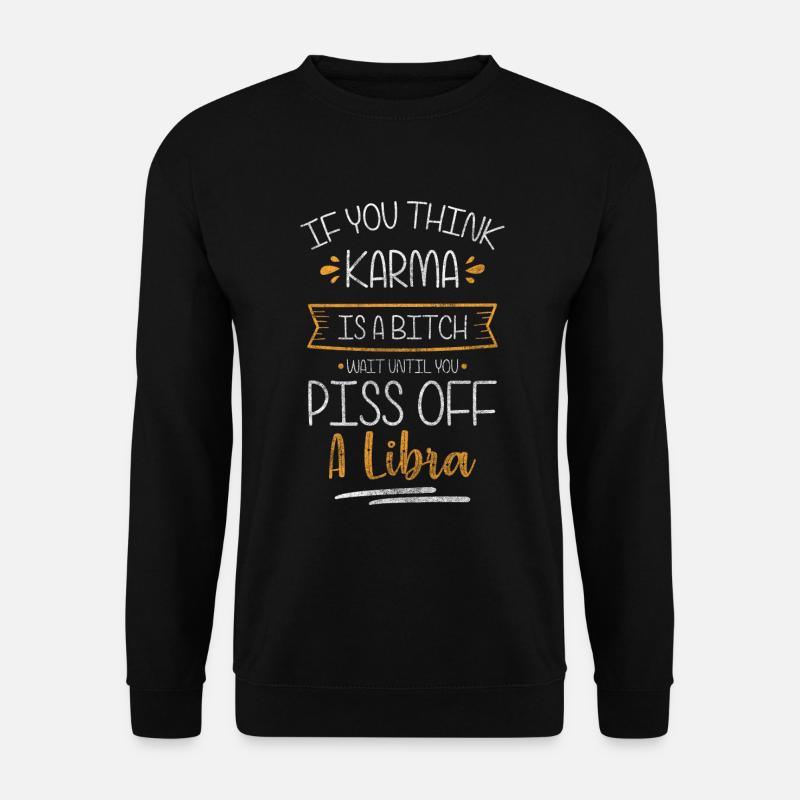 Horoskop Tierkreiszeichen Astro Eigenschaften - Unisex Pullover - Schwarz