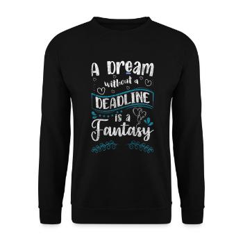 Fantaisie, Rêves, Créatures Mythiques, Baguette - Sweat-shirt Unisexe - noir - Devant - Alina (178cm) & Michal (187cm)