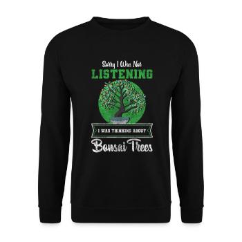 Japan Züchter Meditation - Unisex Pullover - Schwarz - Vorne - Alina (178cm) & Michal (187cm)