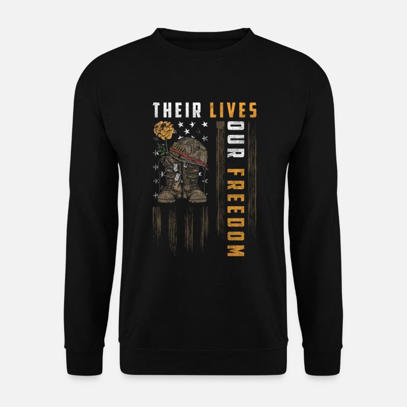 Militär Waffe Gewinner - Unisex Pullover - Schwarz